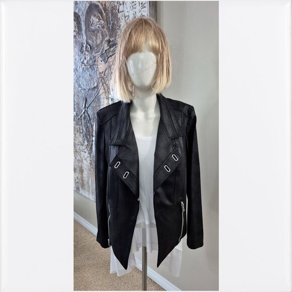 Melanie Lyne Vex - Eyelet Detail Faux Suede Jacket - Picture 1 of 5